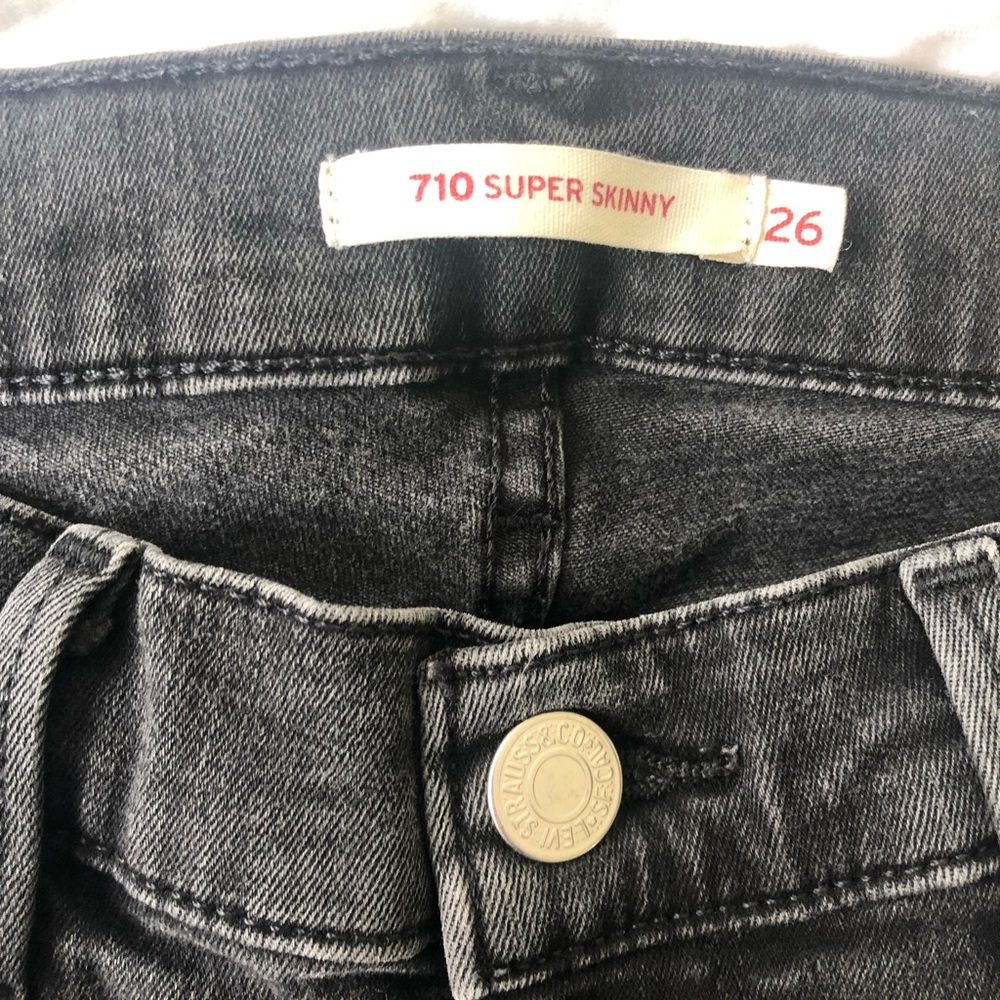 Levi’s 710 Super Skinny jean (fits around a size 24)